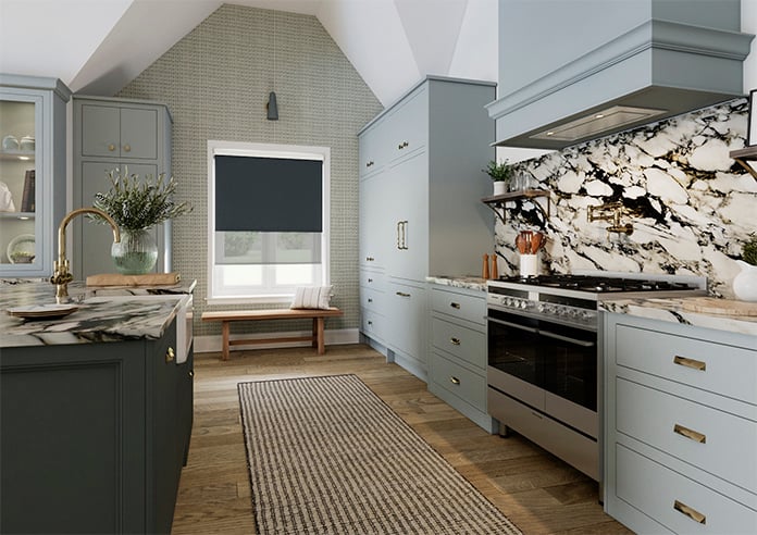 Rimini (Blackout), Black & Optima Alto - Double Roller Blind - Image 6